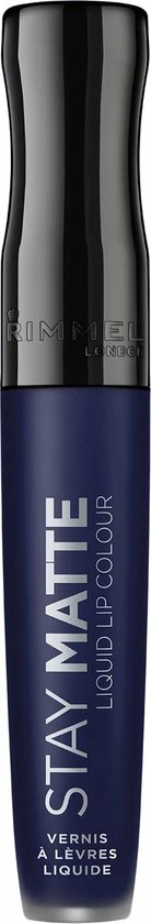 Rimmel London Stay Matte Liquid Lip Colour Lipgloss - 830 Blue Iris 5 Rimmel London Stay Matte Liquid Lip Colour Lipgloss - 830 Blue Iris - Afbeelding 5