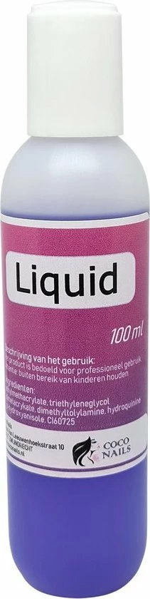 Coconails Acryl Vloeistof/100ml/ 4-Delige Acryl Poeder Set /Acrylpoeder Nagels/Acrylpoeder/ Wit, Roze En Transparant 3 Coconails Acryl Vloeistof/100ml/ 4-Delige Acryl Poeder Set /Acrylpoeder Nagels/Acrylpoeder/ Wit, Roze En Transparant - Afbeelding 3