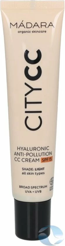 M?DARA M DARA Anti-Pollution CC Cream SPF15 Light Beige 40ml - Hyaluronzuur -UVA/UVB 9 M?DARA M DARA Anti-Pollution CC Cream SPF15 Light Beige 40ml - Hyaluronzuur -UVA/UVB - Afbeelding 9