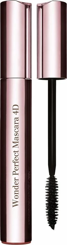 Clarins Wonder Perfect Mascara 4D Mascara - 01 Perfect Black - Zwart 1 Clarins Wonder Perfect Mascara 4D Mascara - 01 Perfect Black - Zwart