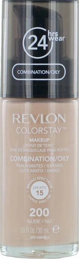 Revlon Colorstay Foundation With Pump - 200 Nude (Oily Skin) 7 Revlon Colorstay Foundation With Pump - 200 Nude (Oily Skin) - Afbeelding 7
