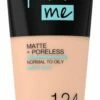 Maybelline Fit Me Matte & Poreless Foundation - 124 Soft Sand -Essie winkel 334x840 4