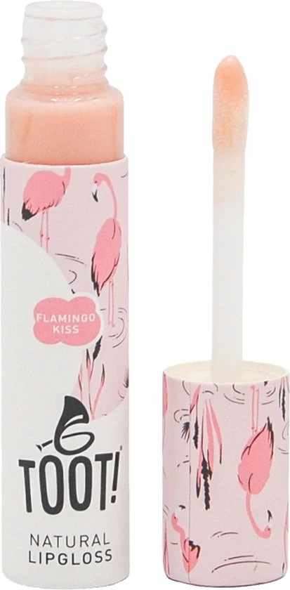 TOOT! Natuurlijke Lipgloss - Flamingo Kiss - Lipgloss Meisjes 3 TOOT! Natuurlijke Lipgloss - Flamingo Kiss - Lipgloss Meisjes - Afbeelding 3