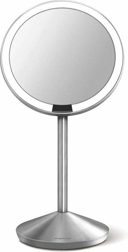 Onlineshop Simplehuman Sensor Compact Spiegel - Reisspiegel - Zilver - Make Up Spiegel - Kantelbaar - Automatisch Licht - Makeupspiegel 4 Onlineshop Simplehuman Sensor Compact Spiegel - Reisspiegel - Zilver - Make Up Spiegel - Kantelbaar - Automatisch Licht - Makeupspiegel - Afbeelding 4