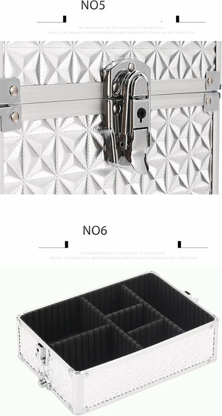 Guardian Beauty Beauty Koffer Gouden Kleur | Beautycase / Beautykoffer / Trolley Van Aluminium - 8 Wielen - Kapper Koffer - Tattoo Koffer - Nagel Koffer - Make-up Koffer - Beauty Case / Beauty Koffer 2 Guardian Beauty Beauty Koffer Gouden Kleur | Beautycase / Beautykoffer / Trolley Van Aluminium - 8 Wielen - Kapper Koffer - Tattoo Koffer - Nagel Koffer - Make-up Koffer - Beauty Case / Beauty Koffer - Afbeelding 2