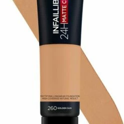 L’Oréal Paris Infaillible 24H Matte Cover Foundation - 260 Soleil Doré - 35 Ml -Essie winkel 470x840 1
