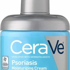 CeraVe Hydraterende Crème Voor Psoriasis Behandeling - Met Salicylzuur Voor Een Droge Huid - Jeukverlichting En Hydratatie - Geurvrij - 227g