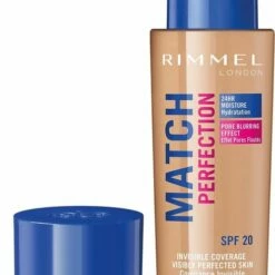 Rimmel London Match Perfection SPF20 Foundation - 400 Natural Beige -Essie winkel 490x840 1