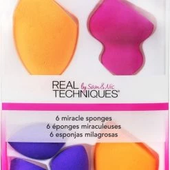 Real Techniques 6 Miracle Sponges - Make-up Spons -Essie winkel 495x840 1