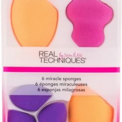 Real Techniques 6 Miracle Sponges - Make-up Spons -Essie winkel 501x840 3