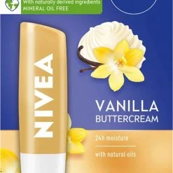 Nivea Labello Nivea - Labello Vanilla & Buttercream Lippenbalsem - 5.5 Ml - Labello Lipbalsem