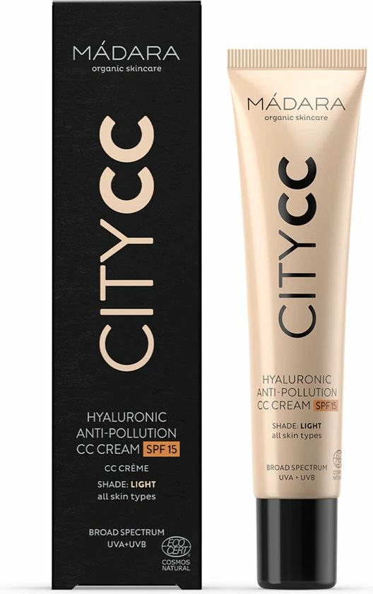 M?DARA M DARA Anti-Pollution CC Cream SPF15 Light Beige 40ml - Hyaluronzuur -UVA/UVB 1 M?DARA M DARA Anti-Pollution CC Cream SPF15 Light Beige 40ml - Hyaluronzuur -UVA/UVB