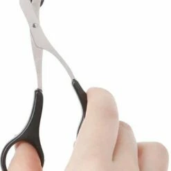 Merkloos Wenkbrauw Schaartje - Wenkbrauw Schaar - Multifunctioneel - Wenkbrauw Kam - Make-up - Zwart -Essie winkel 533x840 2