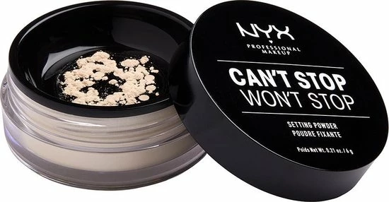 NYX Professional Makeup Can't Stop Won't Stop Setting Powder - Light CSWSSP01 - Powder - 6 Gr 1 NYX Professional Makeup Can't Stop Won't Stop Setting Powder - Light CSWSSP01 - Powder - 6 Gr