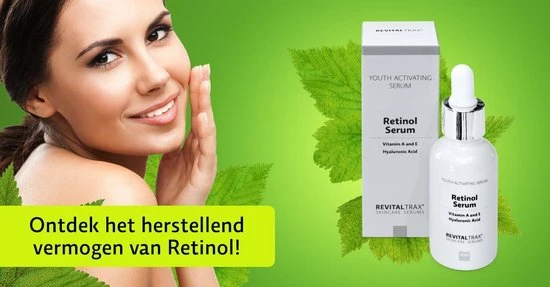 Merkloos RevitalTrax® 2% Retinol Serum - Gezichtserum - Vitamine A - Hyaluronzuur - Vitamine E - Bewezen Tegen Huidveroudering - Herstellend Vermogen - Voedend - Verfrissend - Helpt Bij Acne, Ontstekingen En Onzuiverheden 6 Merkloos RevitalTrax® 2% Retinol Serum - Gezichtserum - Vitamine A - Hyaluronzuur - Vitamine E - Bewezen Tegen Huidveroudering - Herstellend Vermogen - Voedend - Verfrissend - Helpt Bij Acne, Ontstekingen En Onzuiverheden - Afbeelding 6