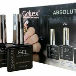 Gellex Biab Nagels - SET Absolute Builder Gel In A Bottle - Biab Set Hera 15ml - Starterspakket 3x15ml - Gel Nagellakset
