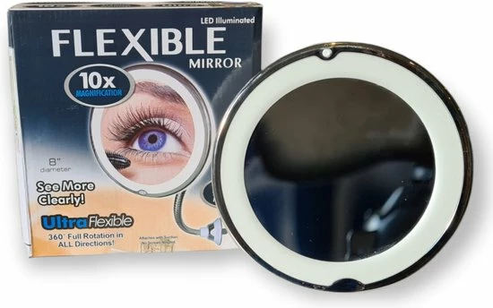 Merkloos - Make-up Spiegel - Vergrootfunctie - Led Verlichting - Draaibaar 3 Merkloos - Make-up Spiegel - Vergrootfunctie - Led Verlichting - Draaibaar - Afbeelding 3