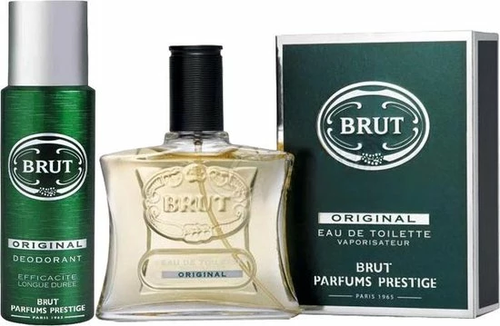 Brut Eau De Toilette Original 100 ML Spray & Brut Deodorant Spray 1 Brut Eau De Toilette Original 100 ML Spray & Brut Deodorant Spray