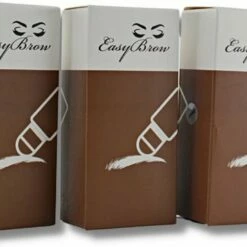 EasyBrow Wenkbrauw Kit Donkerbruin - Wenkbrauw Sjabloon 24 Stuks - Wenkbrauw Stempel - Wenkbrauw Poeder - Eyebrow Stamp - Brow Lift -Essie winkel 550x360