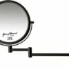 Gerard Brinard Make-up Wandspiegel Knikarm Mat Zwart - 10x Vergroting 20cm -Essie winkel 550x377 1