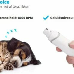 We Flow ® Elektrische Nagel Vijl Voor Huisdieren - Trimmer - Draadloos - Diamante Vijlkop - Honden/Katten/Konijnen. -Essie winkel 550x387 2