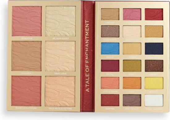 I Heart Revolution X Disney Fairytale Books - Belle Palette 8 I Heart Revolution X Disney Fairytale Books - Belle Palette - Afbeelding 8