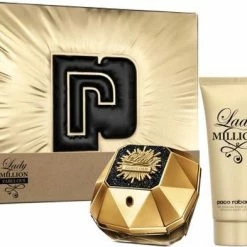 Paco Rabanne Lady Million Fabulous Set Eau De Parfum 80 Ml -Body Lotion 75 Ml -Travel Spray 10 Ml