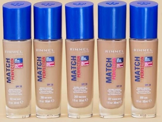 Rimmel London Match Perfection Foundation 103 True Ivory 9 Rimmel London Match Perfection Foundation 103 True Ivory - Afbeelding 9