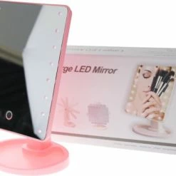 United Entertainment - Spiegel Met LED Verlichting - 29x17 Cm - Roze -Essie winkel 550x417 1