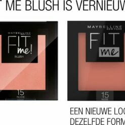 Maybelline Fit Me Blush - 15 Nude - Oranje - Natuurlijk Ogende Rouge - 4,5 Gr -Essie winkel 550x431