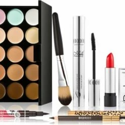 Merkloos Complete Make-up Set Cadeau Voor Vrouw Meisje Dochter 8delig Verjaardag Kerst Sinterklaas Cadeau