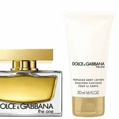 Dolce & Gabbana The One Gift Set Eau De Parfum 75 Ml - Body Lotion 50 Ml - Mini Eau De Parfum 10 Ml