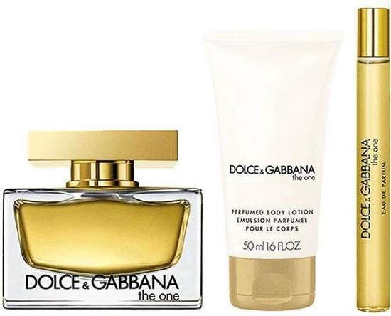 Dolce & Gabbana The One Gift Set Eau De Parfum 75 Ml - Body Lotion 50 Ml - Mini Eau De Parfum 10 Ml 1 Dolce & Gabbana The One Gift Set Eau De Parfum 75 Ml - Body Lotion 50 Ml - Mini Eau De Parfum 10 Ml