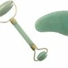 Dermarolling Jade Roller Gezichtsmassage Roller - Met Gua Sha Tool - Groen -Essie winkel 550x450 1