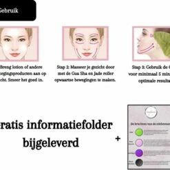 Demiracle Pure Jade Gua Sha Schraper - Massagehulpmiddel Gezichtsmassage Massage Jade Roller - Face Roller Ontspanning -Essie winkel 550x450 4