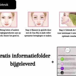 Demiracle® Pure Jade Gua Sha Set – Schraper - Massagehulpmiddel – Gezichtsmassage – Massage – Jade Roller - Face Roller – Ontspanning -Essie winkel 550x450 6