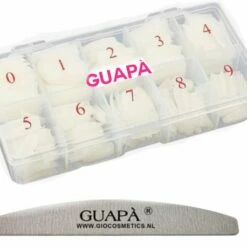 GUAP?? GUAP Nageltips 100 Stuks In Stevige Doos | Plaknagels | Nepnagels | Nagelverlenging Acryl En Gel | Naturel
