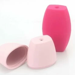 Jinius - 2 Pack - Siliconen - Gezicht - Ijs - Roller - Ice - Facial Roller - Face Roller - Roller - Massage - Gezichtsmassage - Gezichtroller - Roze -Essie winkel 550x467 1