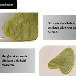 Demiracle® Pure Jade Gua Sha Set – Schraper - Massagehulpmiddel – Gezichtsmassage – Massage – Jade Roller - Face Roller – Ontspanning -Essie winkel 550x468 9
