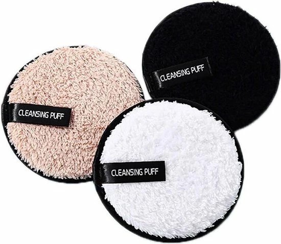 LOUZIR 2 Stuks Magic Microfiber Cleansing Puffs |make-up|eraser Pads|wasbare Wattenschijfjes|make Up Remover Pads|reinigingsdoekjes|Oog Make-up Reiniging|Milieuvriendelijk 3 LOUZIR 2 Stuks Magic Microfiber Cleansing Puffs |make-up|eraser Pads|wasbare Wattenschijfjes|make Up Remover Pads|reinigingsdoekjes|Oog Make-up Reiniging|Milieuvriendelijk - Afbeelding 3