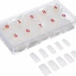 GUAP?? GUAP Nageltips 100 Stuks In Stevige Doos | Plaknagels | Nepnagels | Nagelverlenging Acryl En Gel | Naturel -Essie winkel 550x484 2