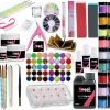 Acrylnagels Set | Nepnagels | Acryl Nagels Kit Starterspakket | Basispakket | Acrylnagels | Nail Art Pakket | 60 Kleuren Acryl Poeders/Glitters | 500 Franse Tips | Acrylic Liquid | Nagel Lijm | Plaknagels | 90 Delig | Nagel Set | Nagelstad -Essie winkel 550x486 6
