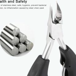 IGOODS Nagelriem Knipper - Professionele Teennagelknipper Cutter Tang - RVS - Zwart - Dikke Nagels Tool Gesneden Nagel - Teen Trimmer -Essie winkel 550x488 3