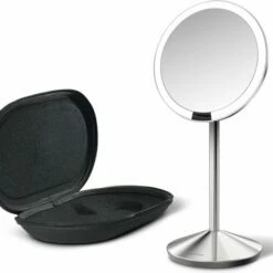 Onlineshop Simplehuman Sensor Compact Spiegel - Reisspiegel - Zilver - Make Up Spiegel - Kantelbaar - Automatisch Licht - Makeupspiegel 11 Onlineshop Simplehuman Sensor Compact Spiegel - Reisspiegel - Zilver - Make Up Spiegel - Kantelbaar - Automatisch Licht - Makeupspiegel -Essie winkel 550x489 5