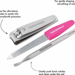 Tweezerman Mini Nagelset - RVS - Manicureset Met Nagelvijl, Nagelknipper, Bokkenpoot En Nagelriemknipper - Roze 8 Tweezerman Mini Nagelset - RVS - Manicureset Met Nagelvijl, Nagelknipper, Bokkenpoot En Nagelriemknipper - Roze -Essie winkel 550x489 6