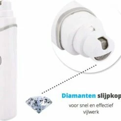 We Flow ® Elektrische Nagel Vijl Voor Huisdieren - Trimmer - Draadloos - Diamante Vijlkop - Honden/Katten/Konijnen. -Essie winkel 550x493