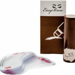 EasyBrow Wenkbrauw Kit Donkerbruin - Wenkbrauw Sjabloon 24 Stuks - Wenkbrauw Stempel - Wenkbrauw Poeder - Eyebrow Stamp - Brow Lift -Essie winkel 550x496