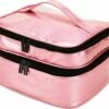 YONO Nagellak Tas - Nagelkoffer Beautycase - Cosmetica Koffer - Manicure Organizer - Roze -Essie winkel 550x497 3