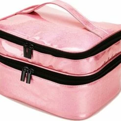 YONO Nagellak Tas - Nagelkoffer Beautycase - Cosmetica Koffer - Manicure Organizer - Roze