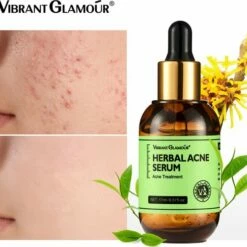 VIBRANT GLAMOUR Herbal Acne Serum - Acne - Puistjes - SerumAcne - Face Serum - Anti Acne Collageen - Gezichtsverzorging - Gezicht Serum